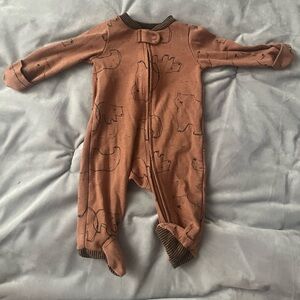 Baby Boy or Baby Girls Printed 2-Way Zip Up Cotton Sleep & Play